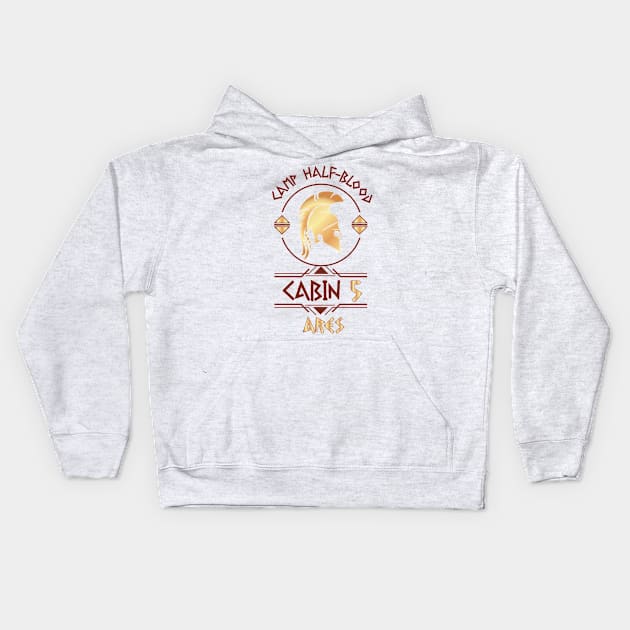 Cabin #5 in Camp Half Blood, Child of Ares – Percy Jackson inspired design Kids Hoodie by NxtArt